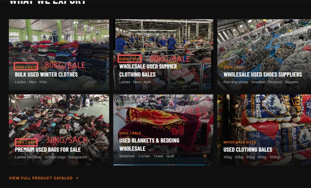 Wholesale used clothing bales bulk inventory Belofy factory