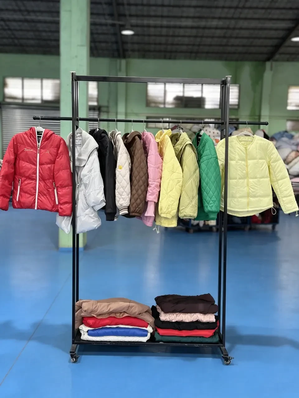 Ladies Parka Short — used wholesale export